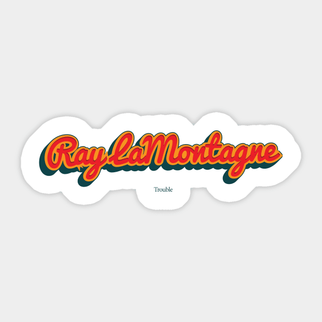 Ray LaMontagne Sticker by PowelCastStudio